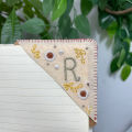 【SkinHorizon】Cloth Easy-to Hand Embroidered Bookmark For Students And Book Lovers Easy-to- Corner Bookmark Sleek. 