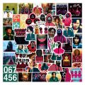 20/40pcs Squid Game Stickers Korean TV Series Stickers for Laptop Scrapbook Journal Kids Girls Boys Stickers. 