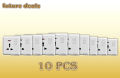10 Pcs FULINMEN Wall Multi Plug Base Point Socket Outlet Universal. 