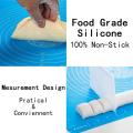 Non-Stick Silicone Reusable Pastry Fondant Dough Roti Chapati Rolling Baking Sheet Mat with Measurements 50 * 40 cm. 