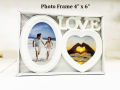 Photo Frame - White 4" x 6". 