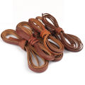 2 Meters Genuine Leather Cord 1.5-10mm Round/Flat Strand Cow Leather Rope Fit Necklace Bracelets DIY Jewelry. 