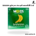 MOODS Banana Flavored Condoms 3 Pcs. 