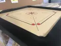 Scan iron wood (palu) 12mm carrom board. 