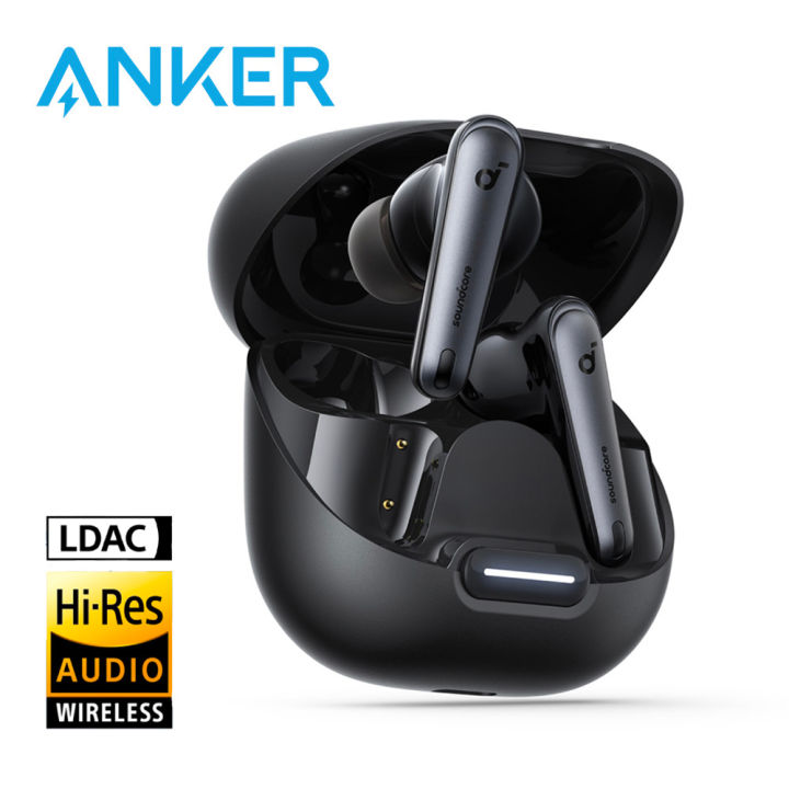 Anker Liberty 4 NC Earbuds Bluetooth 5.3 ANC Hi-Res Sound Earphones Wireless Charging TWS 50H Battery Wireless Headsets