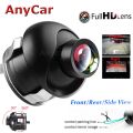Car Rear View Camera HD Mini Degree Front Side View Camera with Multi-function Switcher Cable. 