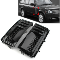 Black Car Mesh Side Vent Grille Trim for Range L322 2003-2012 Replacement Parts Accessories. 