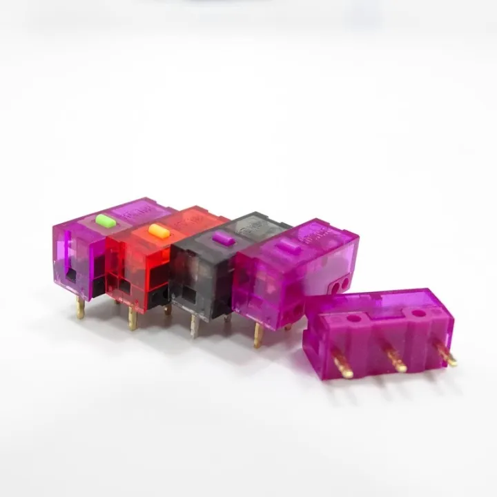 Mouse Switch Transparent 1 Piece Kai Long Mouse Switch Purple Gold Pink Dot 150 Millions 150m ...