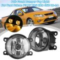 Pair Front Bumper Fog Light Lamp 12V For Ford Falcon FG XT XR6 XR8 G6E 08-2014-Black. 