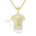 Waitz Naitz Lionel Messi Letter 10 Jersey Pendant Chain Necklace For 【2025 Version】Men Boy Soccer Fan Gifts Football Male Jewelry Accessories. 
