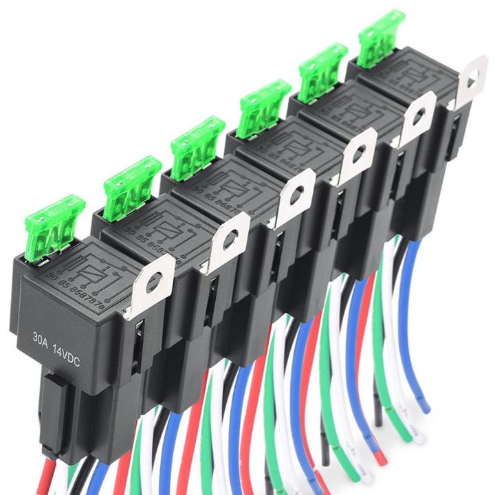 Fuse%20Relay%20Switch%20Harness%20Set%20LED%20Work%20Light%20%20%20Rocker%20Switch%20Wiring%20Harness%20Kit%2012V%2024V%20DC%204-Pin%20SPST%20Automotive%20Relays%20-%2024V%20-%20Image%203