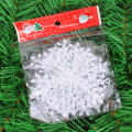 Whimsical Holiday Decorations Christmas Party Supplies Snowflake Hanging Ornaments Christmas Tree Decorations Plastic Snowflake Decorations. 