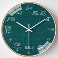LeiyanLuxury wall clock New Chalkboard Math Formulas Wall Clock Fashion Science Mathematics Art Wall Decor Back To School Children Bedroom Wall Decor. 