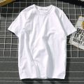 Couple's Summer Short-Sleeved Bottoming Shirt Black and White T T-shirt Female Male 2024 New Internet Hot Fashionable Advanced ins Fashion Brand. 