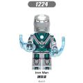 8PCS/set Legoed Building Blocks Super Heroes Bricks Iron Man Tony Stark Mark 24 Mark 25 Mark 31 Figures Toys Gift For Children X0253. 