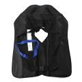 Adult Manuel Inflatable PFD Life Jacket Vest Survival Sailing Boating Floatation - black. 