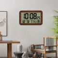Large Screen Digital Wall Clock Home Electronic Wall Clock Student Electronic Alarm Clock Digital Display Desk Clock B. 