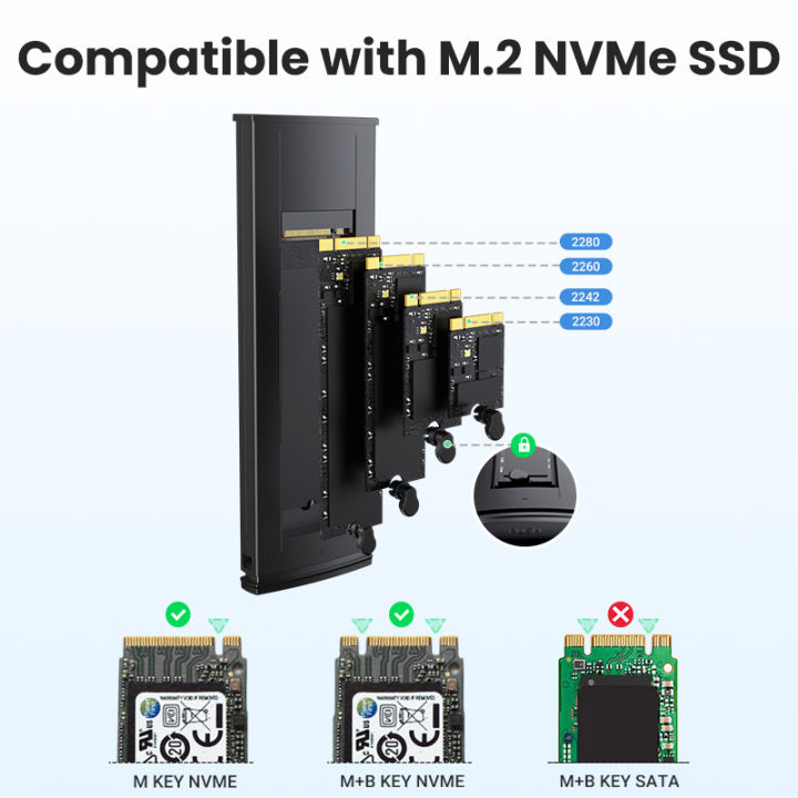 UGREEN%20M.2%20NVMe%20SSD%20Enclosure%20Adapter%2010Gbps%20USB%20C%203.2%20Gen2%20Tool-Free%20External%20Enclosure%20NVMe%20Reader%20Supports%20M%20and%20B&M%20Keys%20-%20Image%204