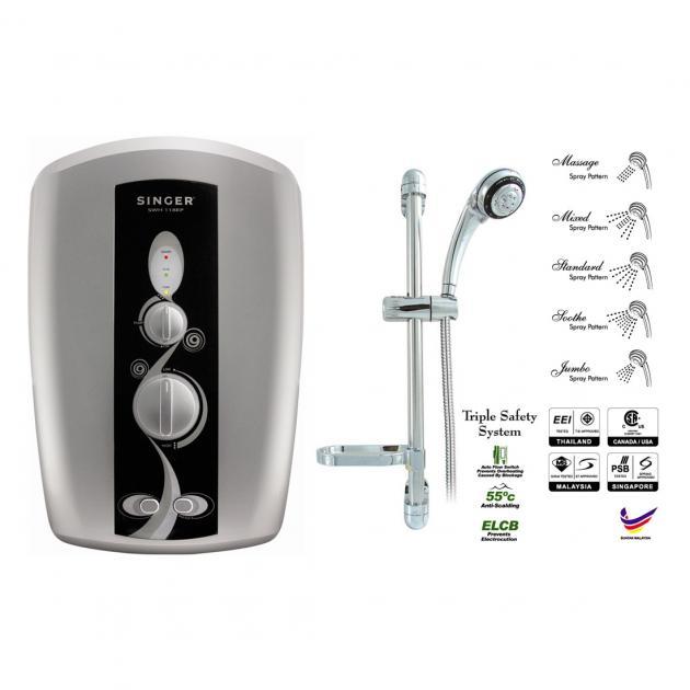 Singer%20Instant%20Shower%20Heater%20With%20Pressure%20Pump%20-%203.5kW,%20220%20V%20-%20Image%202
