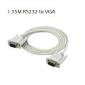 RS232 DB9 9 Pin Male to VGA 15 Pin Male Adapter Cable For Car Video Adapter Cable Computer serial port COM transmission. 
