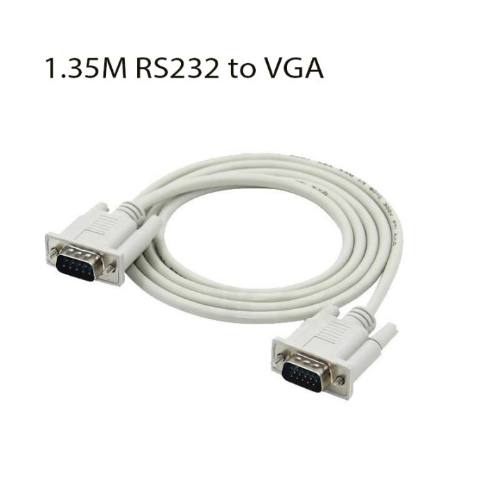 RS232 DB9 9 Pin Male to VGA 15 Pin Male Adapter Cable For Car Video Adapter Cable Computer serial port COM transmission