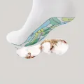 Acupressure Massage Socks and Stick Set - Adjustable Height, Polyester, for Men and Women, Foot Reflexology Socks with 1 Pair + 1 Massage Stick. 