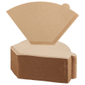 200Pcs Coffee Filter Natural Unbleached Coffee Filters Cone Paper Disposable Coffee Filters for Pour over and Drip. 