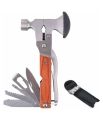 14 in 1 Multi Functional Multi tool Stainless Steel and Wooden Claw Hammer and Axe. 