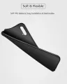 Samsung Galaxy A70 Case Matte Soft Silicone Back Cover - Black. 