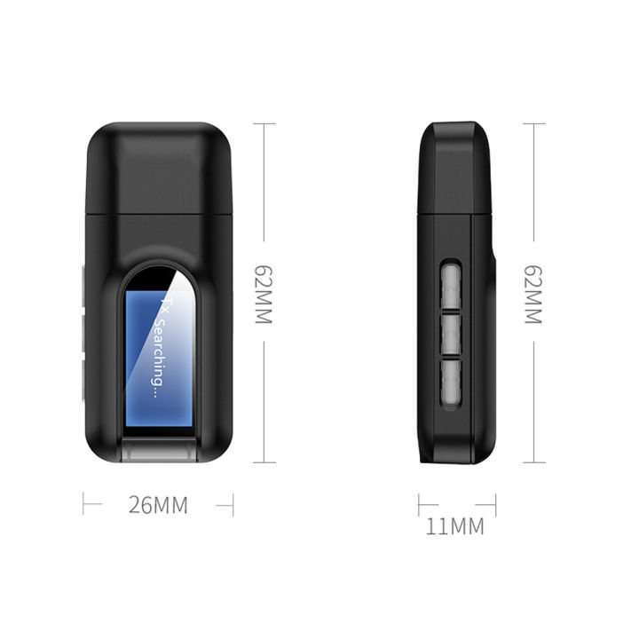 T11%20BT%205.0%20Audio%20Receiver%20Transmitter%20with%203.5mm%20LCD%20Screen%203.5%20AUX%20Stereo%20USB%20Plug%20Wireless%20Adapter%20for%20Car%20PC%20TV%20Headset%20-%20Image%204