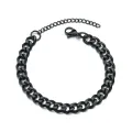 Unisex Trendy Cuban Chain Bracelet - Classic Stainless Steel - 3/5/7mm Width. 