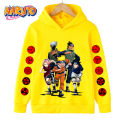 Naruto Children Costume Spring Boy Hoodie Kids Clothes Funny Uzumaki Akatsuki Hoodies for Teen Girls 4-14Y Baby Boys Sweatshirt. 