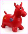 Kids Boys Girls Space Bouncing Animal Hopper Inflatable Soft Rubber Toy Bounce Game with Music (Random Color). 