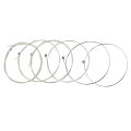 A104 Acoustic Guitar Strings 6Pcs/Set Copper Alloy Silver Plated String Guitar Parts Replacement 0.010-0.047. 