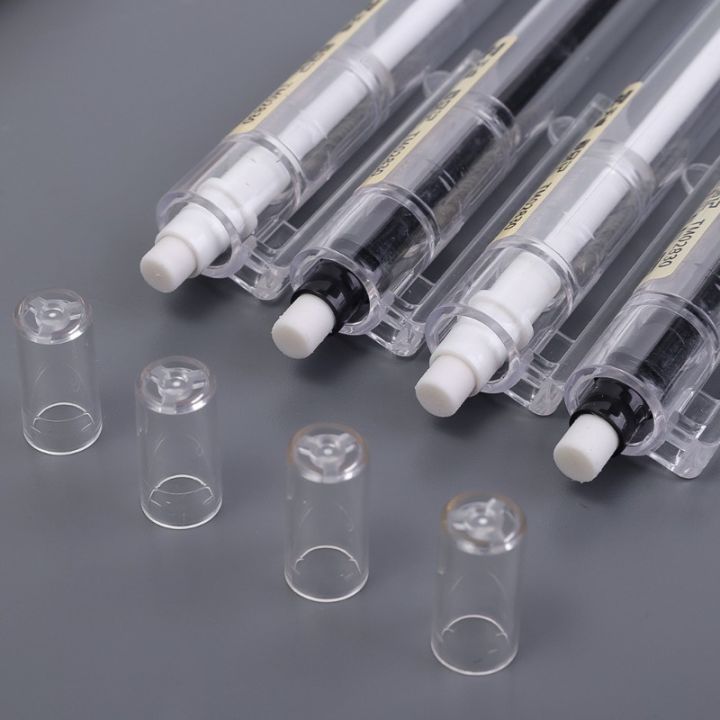 Korean%20Minimalist%200.5mm%200.7mm%20Refill%20Press%20Mechanical%20Pencil%20Transparent%20Plastic%20Art%20Sketching%20Automatic%20Pencils%20Students%20Drawing%20Stationery%20School%20Office%20Supplies%20-%20Image%204