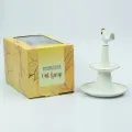 Dankotuwa Porcelain Ivory Oil Lamp. 