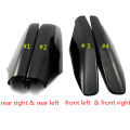 Roof Rack Rail End Cover, 4Pcs Roof Rack Cover Shell Cap Replacement for Land Cruiser Prado Fj120 2003 - 2007 2008 2009 Car Accessories Black. 