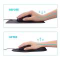 Gel Mouse Pad Comfortable Mouse Mat Silica Gel with Wrist Rest Support for PC Laptop. 