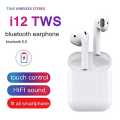 i12/i7s/i9s TWS Bluetooth Headphones With Portable Charging Case Wireless Bluetooth Sports Earbud Earphones. 