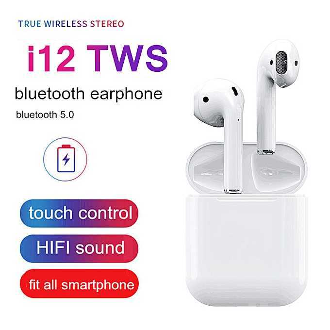 i12/i7s/i9s TWS Bluetooth Headphones With Portable Charging Case Wireless Bluetooth Sports Earbud Earphones