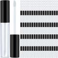 100 Pcs 10 Ml Empty Lip Gloss Tubes Empty Lip Gloss Containers Clear Mini Refillable Lip Balm Gloss Containers Bottles. 