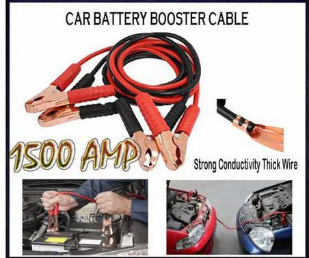 1500 AMP Booster Cable Vehicle  Jump Start Cable