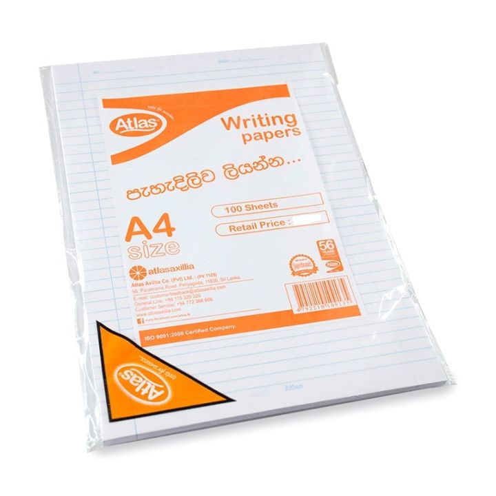 Atlas%20writing%20papers%20100%20sheets%20A4%20size%20-%20Image%203