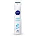 Nivea Fresh Natural Deodorant Body Spray 48h Anti-perspirant Perfume For Women. 