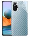 Carbon Fibre Transparent Back Sticker For Xiaomi Redmi Note 10 Pro 4G. 
