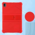 For TCL 10 Tab Max 10.36 inch Silicone Tablet Protective Case with Invisible Bracket. 