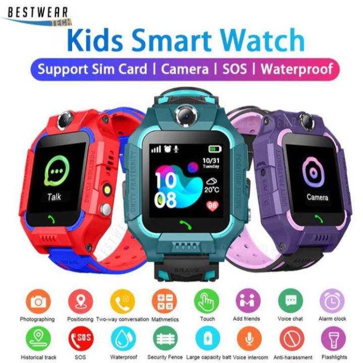 smart 2030 c002 brand 2022 Latest camera children waterproof ip7 touch screen sos lbs tracker smartwatch kids smart watch for kids
