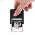 Self Inking Date Stamp with Adjustable Date Embellishment Crafts Business Print Stamp Office Years Month Day Shipping Due Date DIY Diary. 