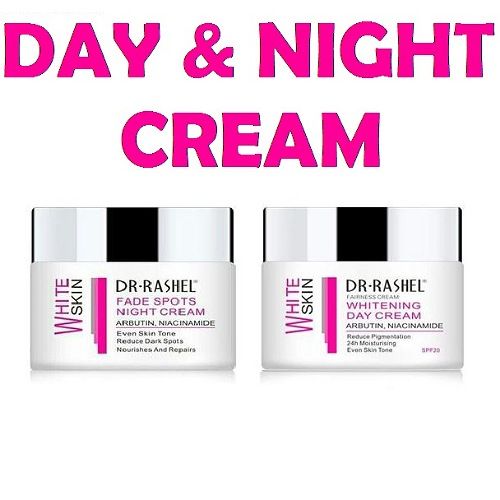 Dr Rashel Fade Spots Day & Night Cream​ 2Pcs Removes Dark Spot Hyper Pigmentation Face Cream 50g