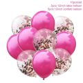 Mix Rose Gold Latex Balloons Confetti Balloon Birthday Party Decor Kids Wedding Birthday Decor Helium Baloon Baby Shower Globos. 